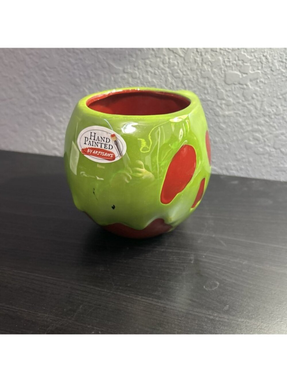 Hand-Painted Poison Apple-Inspired Mug Snow White Evil Queen Halloween Décor - Picture 2 of 3